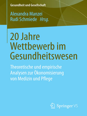 cover image of 20 Jahre Wettbewerb im Gesundheitswesen